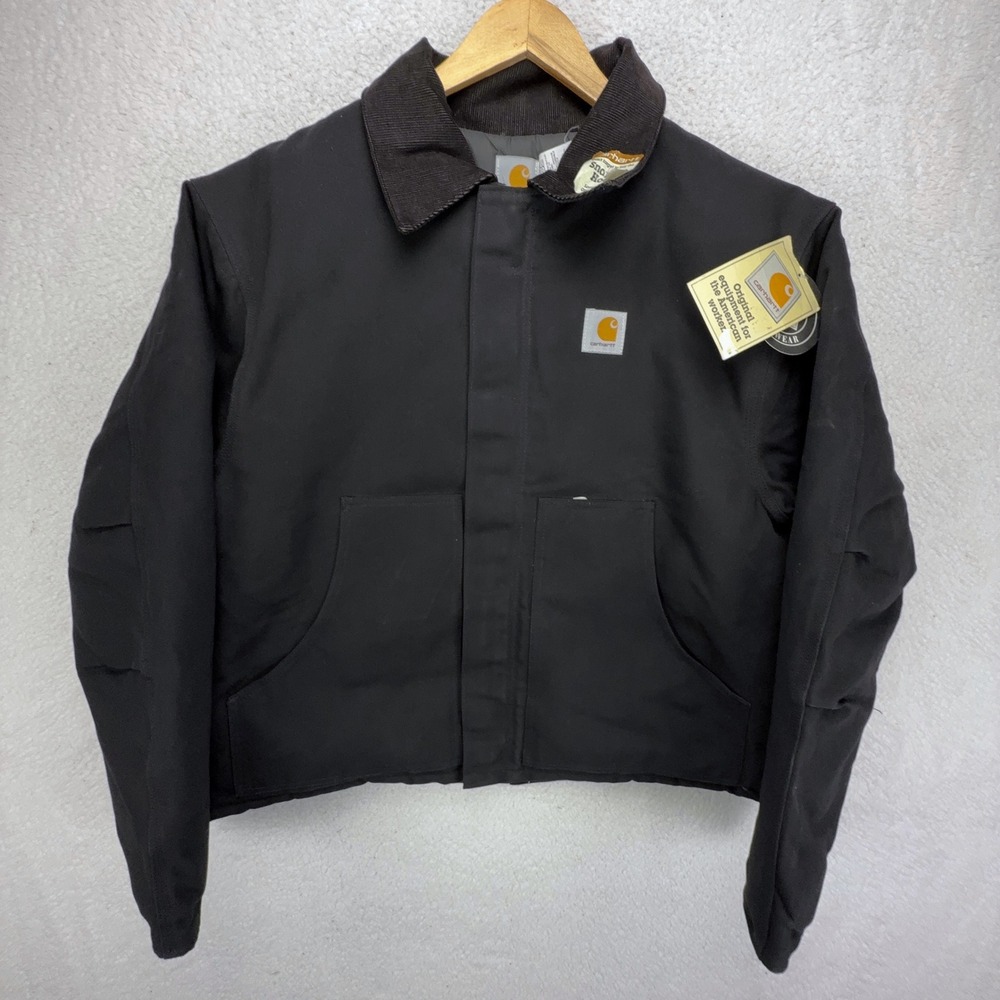 Carhartt Sandstone Jacket Arctic Quilt Lined Mens 52 J02 JQ105 BLK Black NWT NOS